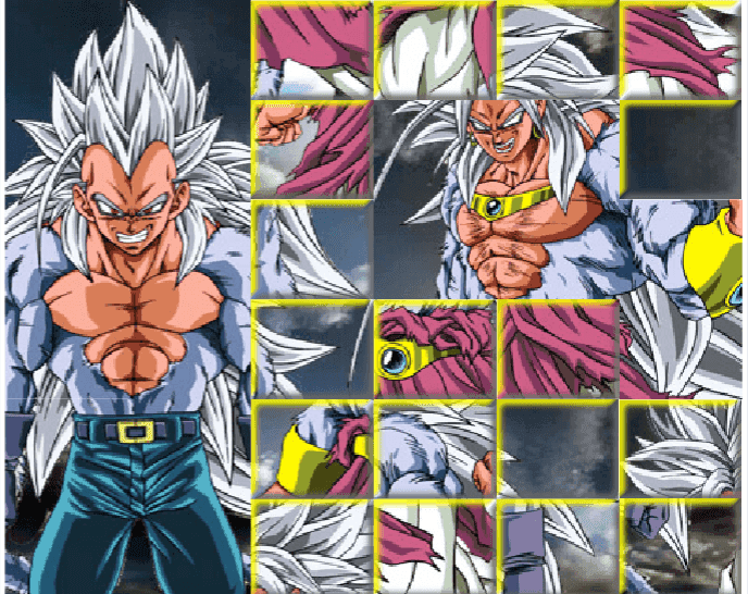 Goku and Vegeta SSJ5 Puzzle